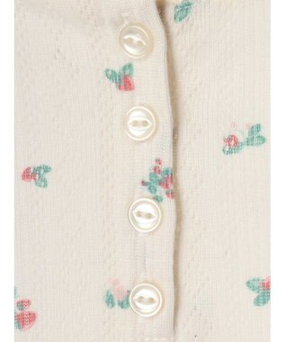 earth music&ecology アイレットジャガードタイトプルオーバー Red