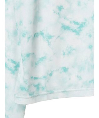 Green Parks クルーネックアソート柄シアープルオーバー Green