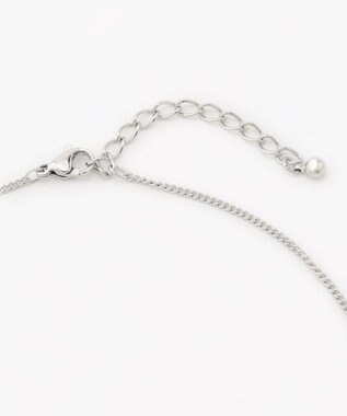 J.PRESS LADIES ボールトップ ネックレス シルバー系