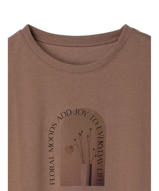 Green Parks フラワーフォトコンパクトプルオーバー Beige