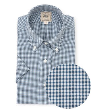 J.PRESS MEN 新色追加【 高通気性 / 軽量 / ノンアイロン / 撥水】【BEAT HEAT SYSTEM】半袖シャツ / B.D. グリーン系3