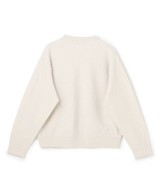 UNFILO ウールミルド ZIPニットブルゾン グレージュ