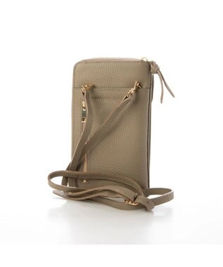 UNBILLION ペルケ perche / 牛革シュリンクタイプモバイルウォレットショルダー　旧8660 オーク