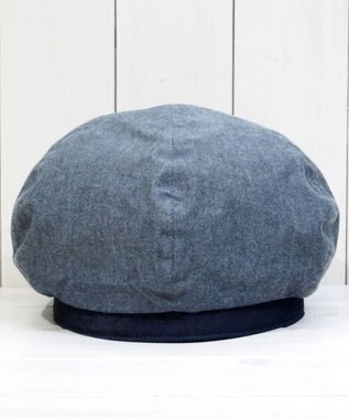 石田製帽 備後デニム ベレー ブルー