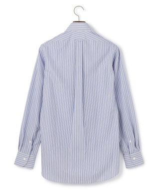 J.PRESS MEN 【PREMIUM PREATS / 形態安定】イングリッシュストライプ ドレスシャツ / レギュラー ネイビー系1