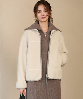 23区 【SLOW/一部店舗限定】エコファー ブルゾン