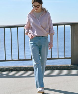 J.PRESS LADIES L FINE COTTON SLEEVELESS タンクトップ グレージュ系