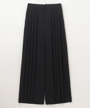 GRACE CONTINENTAL トリアセプリーツパンツ ブラック