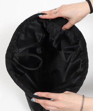 WEGO サイドメッシュポケットナップサック ブラック