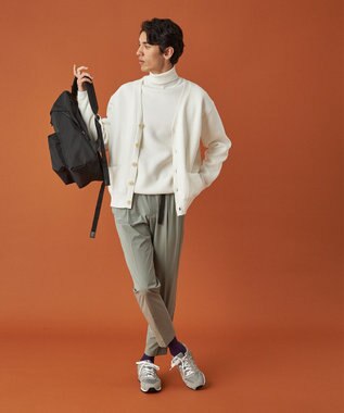 UNFILO MENS MOVE TEX タートルネック ニット アイボリー系