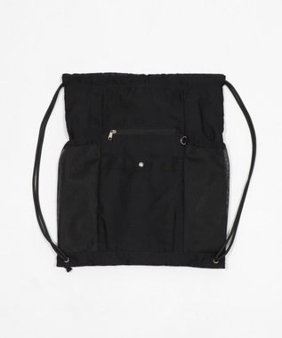 WEGO サイドメッシュポケットナップサック ブラック