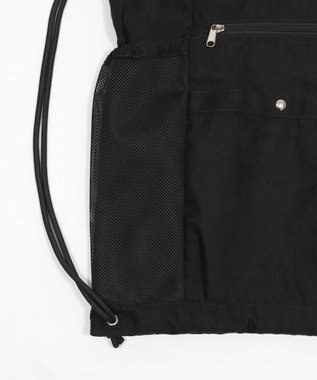 WEGO サイドメッシュポケットナップサック ブラック