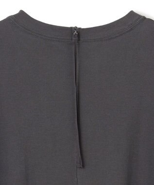 UNFILO ドライタッチフライス ドルマンワンピース チャコール