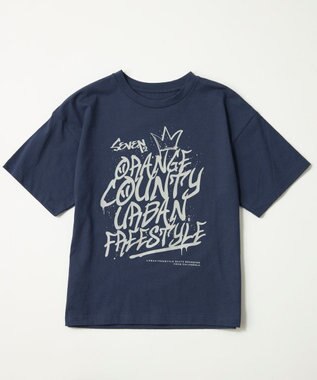 OP／FILA 【SEVEN2】グラフィティ風プリントTシャツ