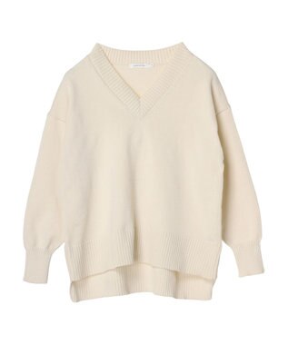 AMERICAN HOLIC エコカルットＶネックプルオーバー Ivory