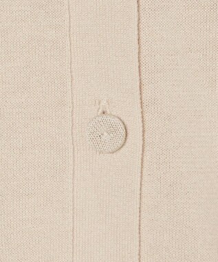 JOSEPH 【WEB&OUTLET限定・洗える】コットンシルクリブ　カーディガン Ivory