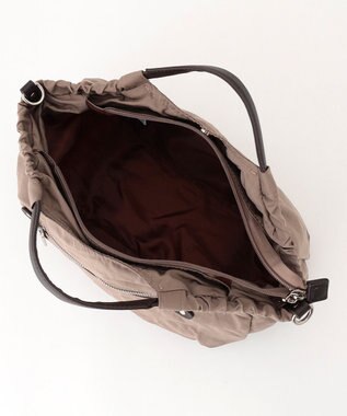 Y'SACCS 【Y’SACCS vous et】サイドギャザー2WAYトート Sサイズ ベージュ