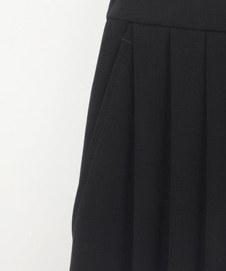 GRACE CONTINENTAL トリアセプリーツパンツ ブラック