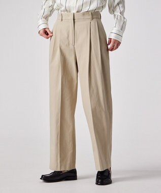 Paul Smith コットンギャバジン タックパンツ