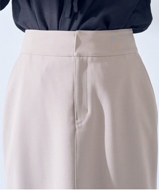 YECCA VECCA タイトロングスカート Gray Beige