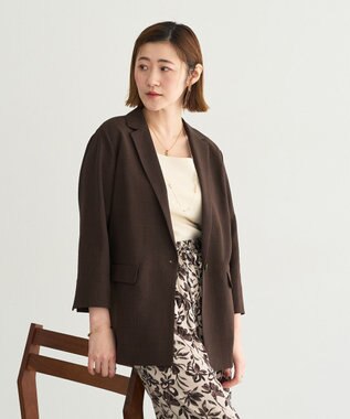 YECCA VECCA 2wayスクエアノースリーブニット Ivory