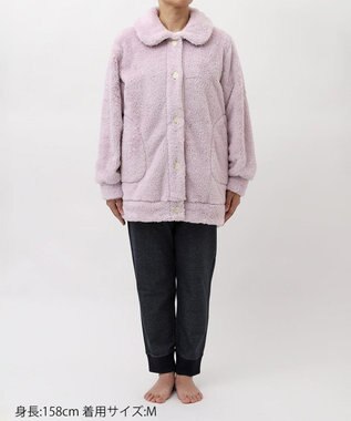 tsumori chisato SLEEP ツモリチサト ローブ 長袖 ルームウェア あったか レディース URW458 /ワコール パープル