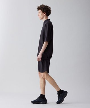 UNFILO 【ミズノ×UNFILOコラボ】ヘンリーネック シャツ ブラック