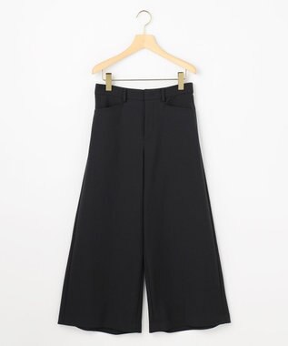  【先行予約・WEB限定】サテンストレッチ ワイドパンツ