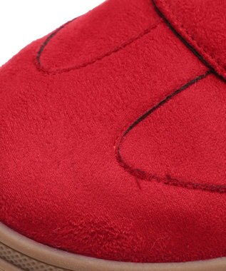 WEGO ローテクダブルラインスニーカー レッド