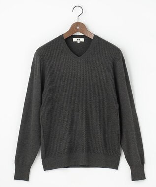 【チクチクしない/ 3シーズン対応/サスティナブル】SNOWY Vネックセーター