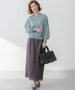 23区 NOMADIS SAC スクエア メッシュ プチ トートバッグ ブラック系