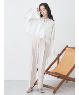 earth music&ecology ワッシャードロスト羽織りシャツ Off White