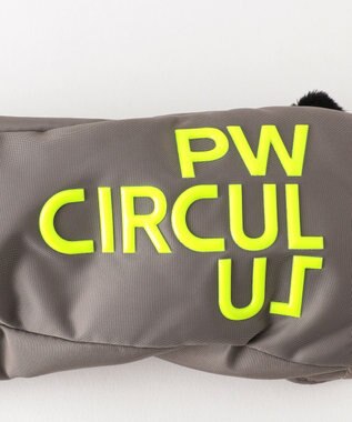 PW CIRCULUS 【UNISEX / ゴルフグッズ】モフモチーフヘッドカバー ライトグレー系