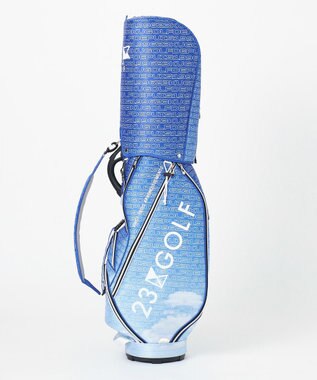 23区GOLF 【UNISEX】オリジナル変形ロゴ キャディバッグ スカイブルー系5