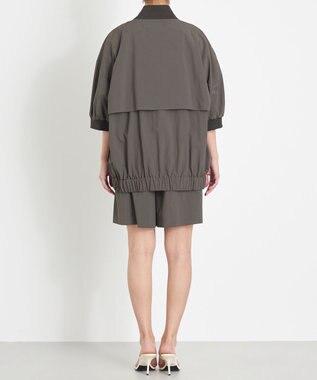 NAVE 【ReNAVE　撥水機能・UVカット・透湿・接触冷感・洗える】ナイロンタスランブルゾン グレー系