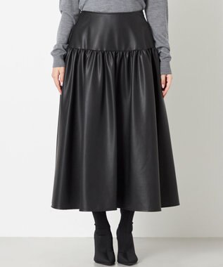 NAVE 【Nave】ヴィーガンレザー スカート ブラック系
