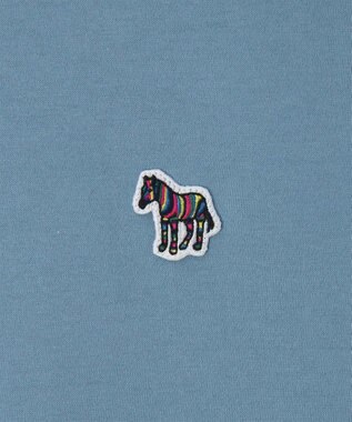 Paul Smith ゼブラワッペン 長袖Tシャツ グレイッシュブルー