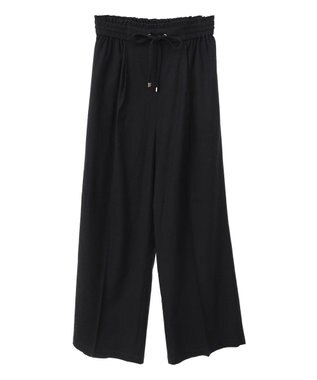 earth music&ecology 【接触冷感/UVカット】リラックスイージーパンツ Black