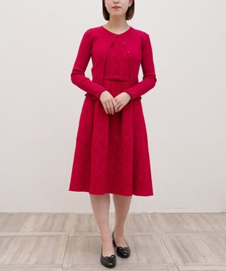 TOCCA 【洗える】RESONATE カーディガン レッド系