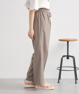 earth music&ecology 【接触冷感/UVカット】リラックスイージーパンツ Mocha