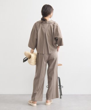 earth music&ecology 【接触冷感/UVカット】リラックスイージーパンツ Mocha