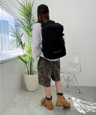 WEGO 【ユニセックス着用ITEM】CONVERSE SQUARE BIG BACK PACK ホワイト