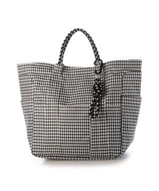 UNBILLION カシュカシュ cachecache / パラコードハンドルポリエチレントートバッグ ブラックミックス