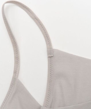 Wing インナー 【綿の贅沢オーガニック フラットタイプ】 オーガニックコットン混素材 ひびきにくく薄くて軽い キャミソール EL1048 ウイング／ワコール シェルベージュ