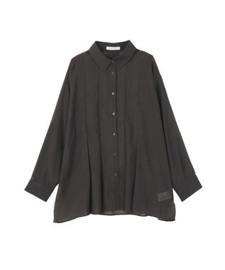 AMERICAN HOLIC ウエストタックシアーストライプシャツ Black