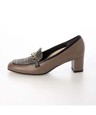 Riz raffinee <Riz raffinee>ビットヒールアップローファー ブラックプリント