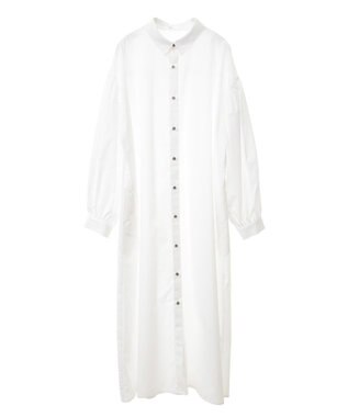 CRAFT STANDARD BOUTIQUE シワ軽減 /イージーケアシャツワンピース Off White