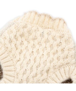 PET PARADISE ペットパラダイス もこもこセーター 《くま柄》 小型犬 オフホワイト