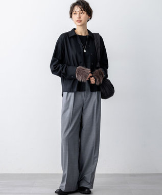 最終値下げ⭐️23区⭐️新品タグ付ウールミルドジャージー カットソー 洗える】ウールミルドジャージー フォルム カットソー / 23区