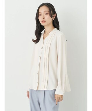 earth music&ecology タックブラウス Off White